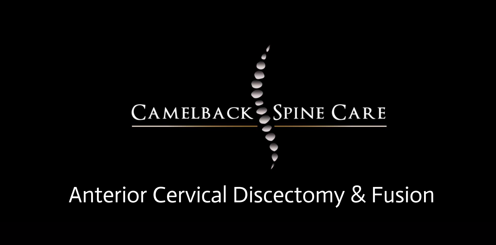 Anterior Cervical Discectomy & Fusion